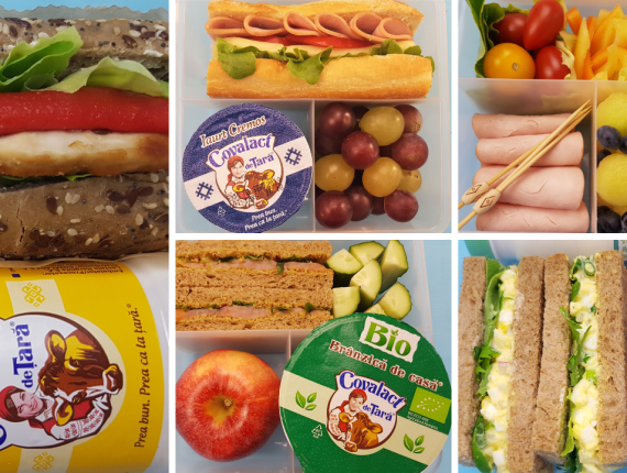 5 idei de pachetel pentru scoala cu lactate Covalact de Tara - Sandwich cu sunca si cascaval
